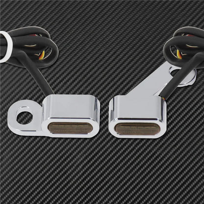 Motorcycle LED E Mark Turn Signal Light Indicator Mini Running Lamp For Harley Softail Touring Sportster XL 883 1200 FLHX Fatboy