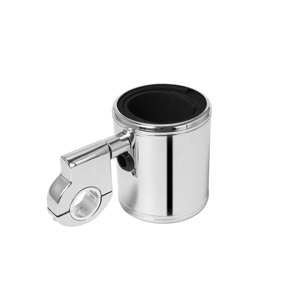ABS Motorcycle Adjustable Cup Holder Handlebar Drink Bottle 22mm-32mm For Universal Harley Touring Road Glide Softail Sportster
