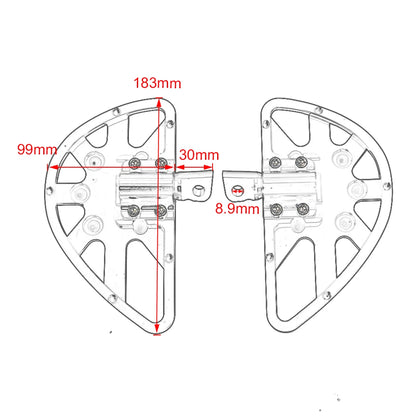 Motorcycle Driver Floorboard Male Mount Rear/ Front Foot Rest Pegs Pedal Black/Chrome For Harley Softail Touring Dyna Road Glide