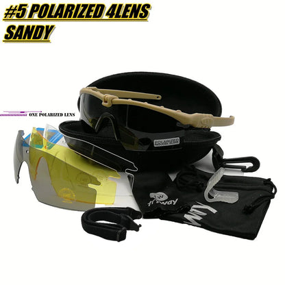 Tactical Professional Protective Military Polarized Glasses-Shooting Gafas Sports Hiking Cycling Paintball Safety Eyewear