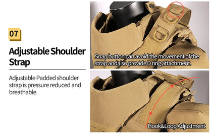 YAKEDA full protective plate carrier breathable wear vest training CS vest outdoor camping equipment molle Hunting vest