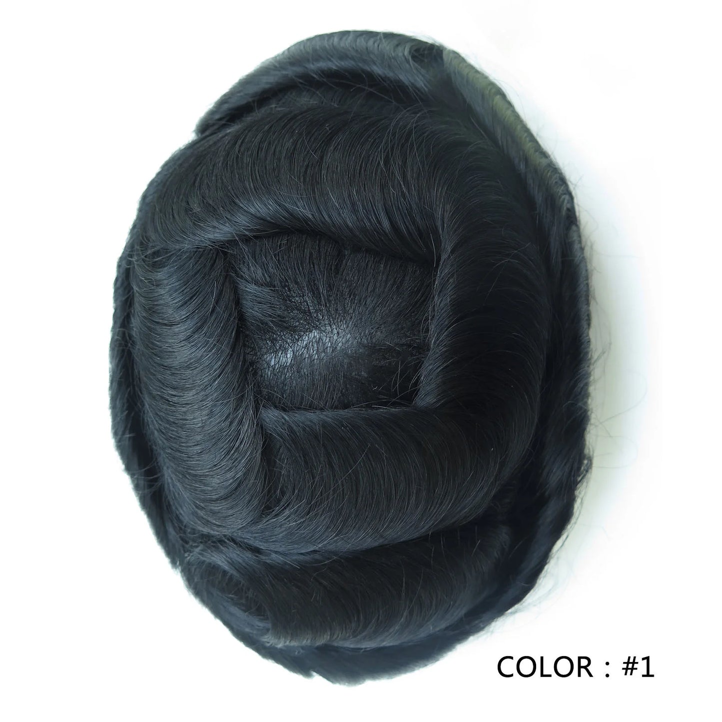 Full Swiss Lace base Blonde Hair toupee for Men indian remy hair Bleached Knots  Natural Hairline hair System for Man
