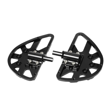 Motorcycle Driver Floorboard Male Mount Rear/ Front Foot Rest Pegs Pedal Black/Chrome For Harley Softail Touring Dyna Road Glide