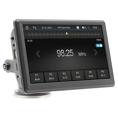 BQCC 7 Inch Portable Mirrorlink Multimedia Radio Fm Bt Radio Display Wireless Android Auto Carplay Screen Car Monitor B500w