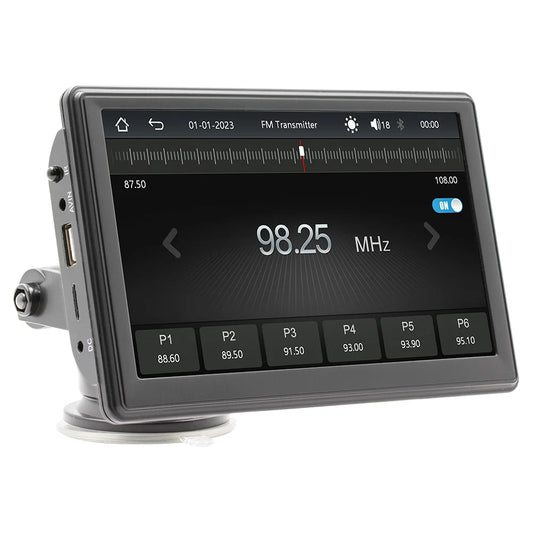 BQCC 7 Inch Portable Mirrorlink Multimedia Radio Fm Bt Radio Display Wireless Android Auto Carplay Screen Car Monitor B500w