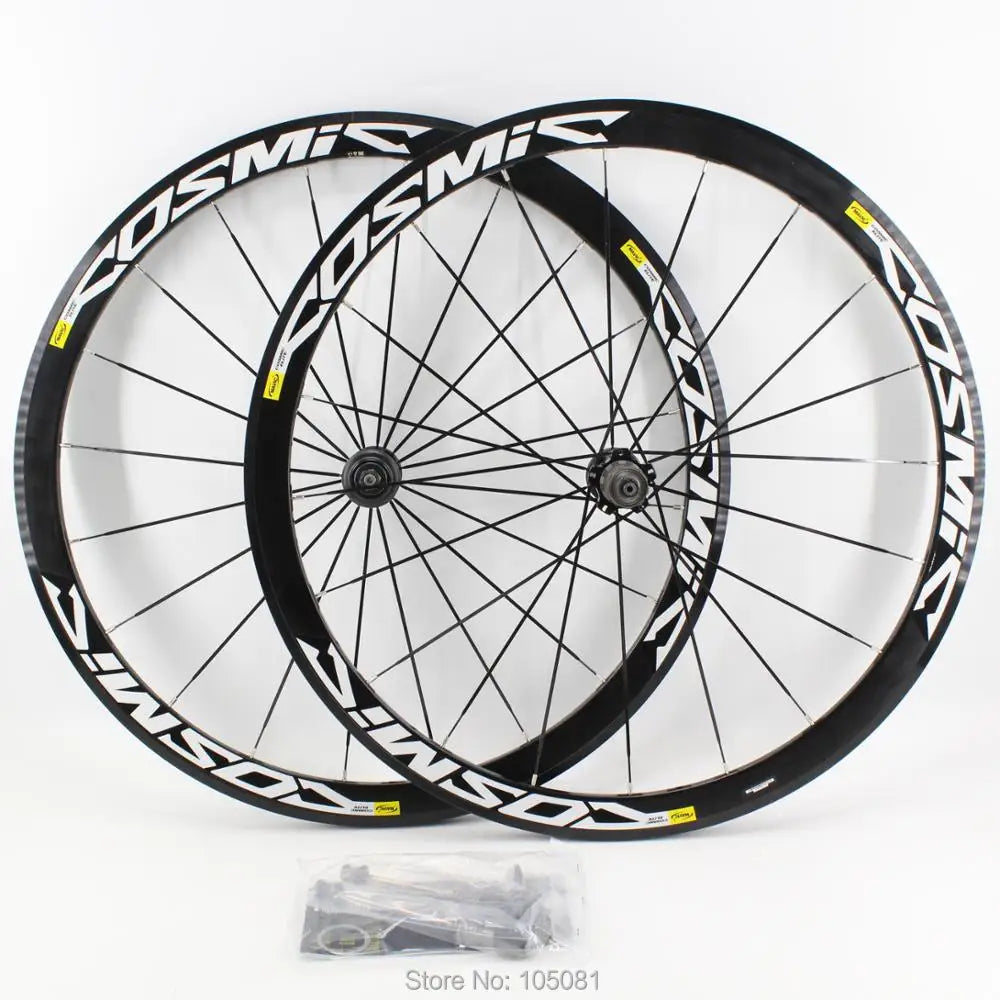 Newest 700C 40mm Road bike 6061 Aluminum alloy bicycle wheelset clincher rim Thru Axle center lock Disc brake hub for 8/9/10/11S