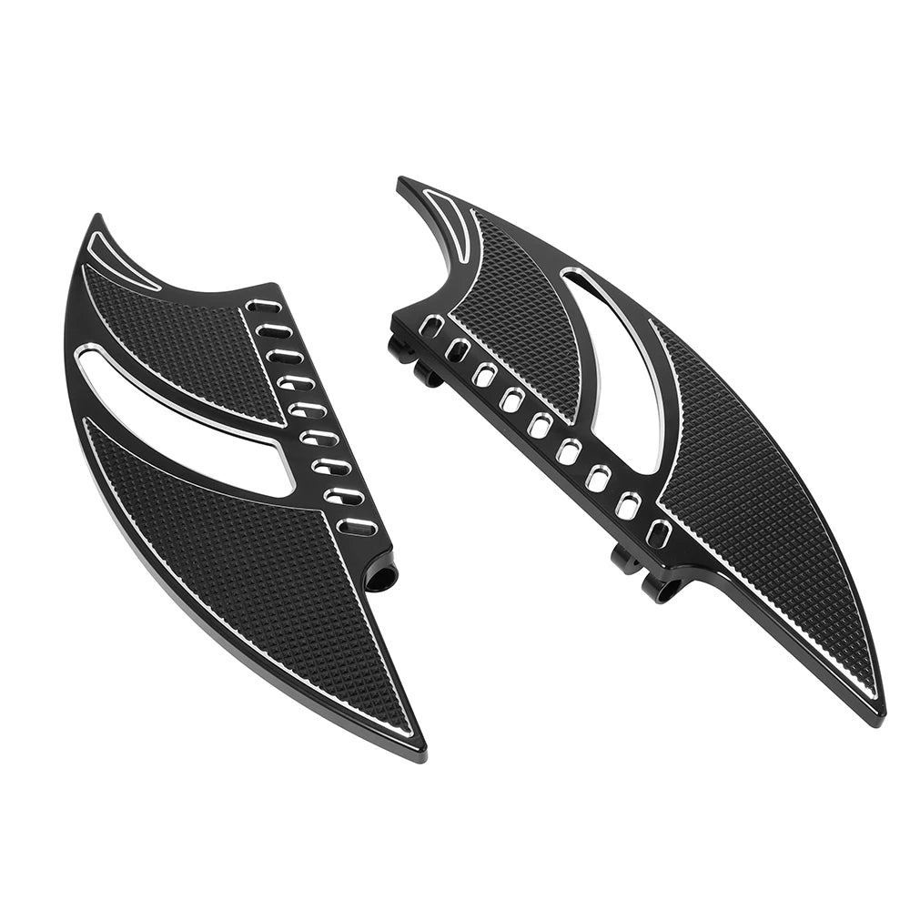 Motorcycle Black Front Floorboards Foot Pegs Footrest Pedals For Harley Sportster 883 1200 Touring Electra Glide Road King Dyna