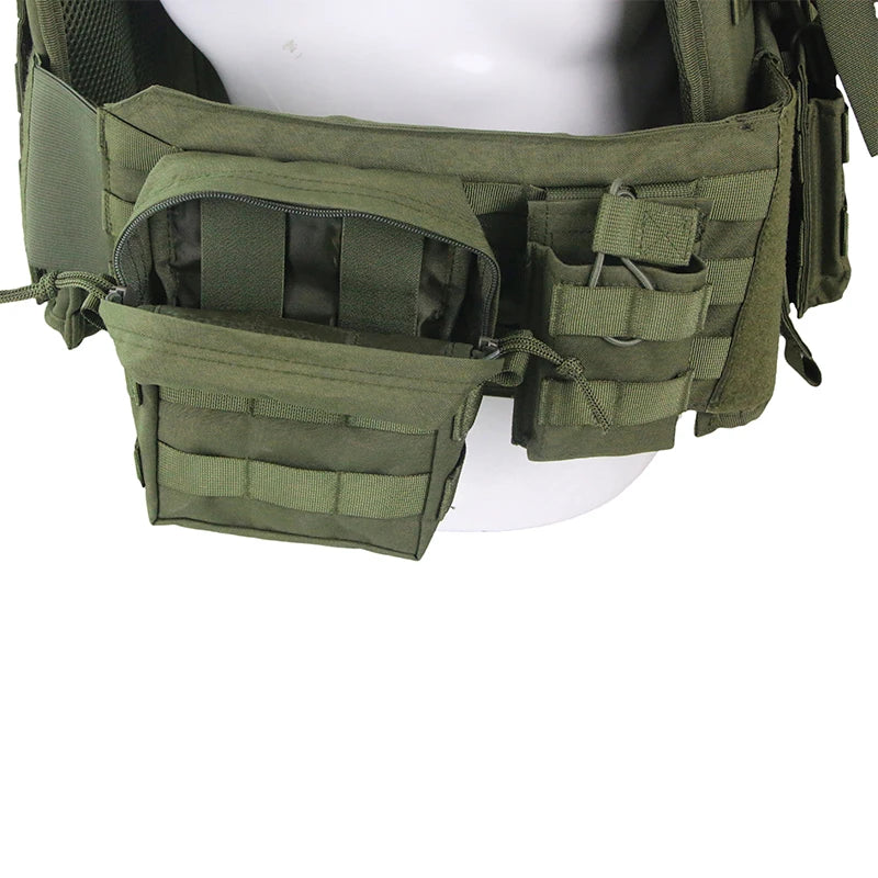1000D Tactical Vest Sniper Chest Rig Airsoft Vest Armor Vest Gear Carrier Load Bearing Vest Hunting Clothes