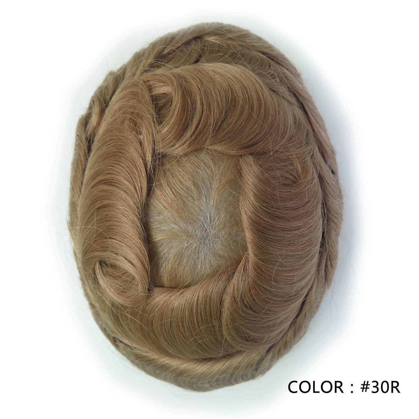 Full Swiss Lace base Blonde Hair toupee for Men indian remy hair Bleached Knots  Natural Hairline hair System for Man