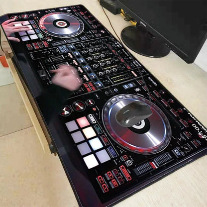 Radio Dj Workbench Mouse Pad Gamer XL Large HD Mousepad XXL Desk Mats MousePads Natural Rubber Carpet Anti Slip Laptop Mice Pad