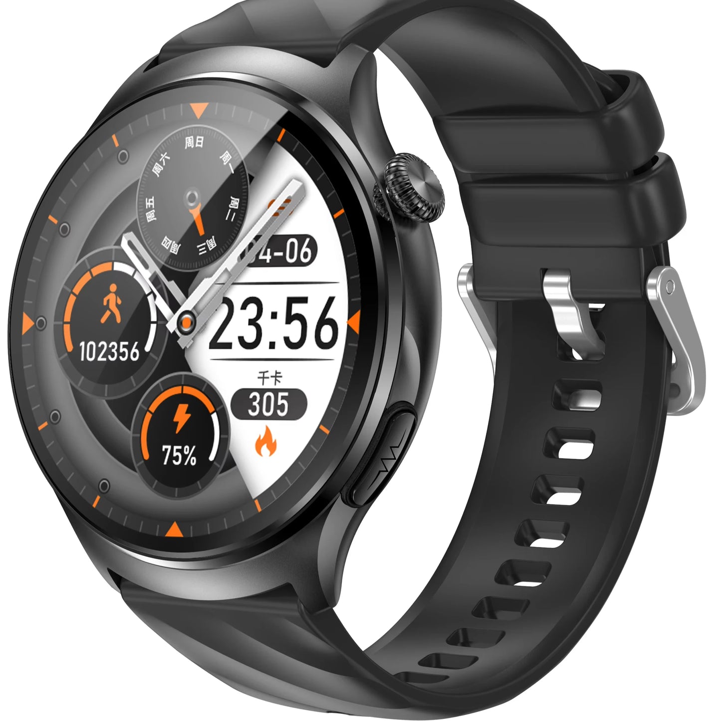 VALDUS ECG Health Smart Watch Support Dual Mode Bluetooth Call Voice Assistant Body Temperature Monitoring MT600 Smartwatch