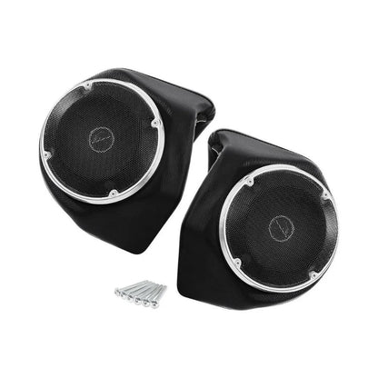 Motorcycle King Trunk LED Tail Light Speakers For Harley Touring Road King Street Glide Electra Glide 2014-2025