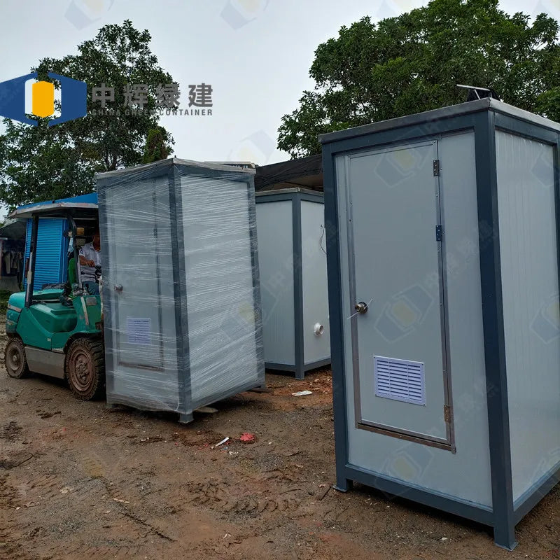 CGCH Outdoor Portable Toilet Porta Movable Toilet Cabin Prefab Modern Design Portable EPS Portable Toilets Cubicle