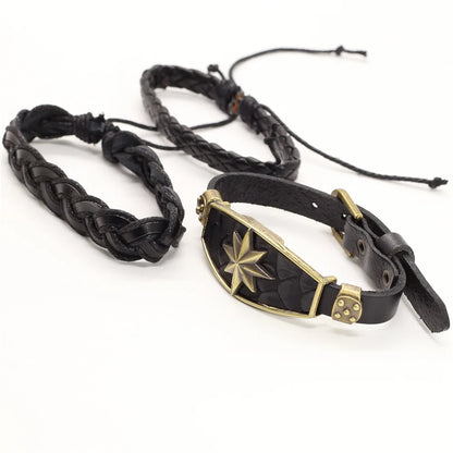 Alloy Scorpion Charm Braided Leopard Genuine Men Leather Bracelets For Women Wrap Wristbands Bangles Homme Wholesale Jewel