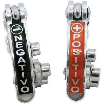 In Stock  6-24V Tin Plated Brass Connector Clamp Quick Release Adjust Disconnect Multi Link Battery Terminal  Positive &Negative
