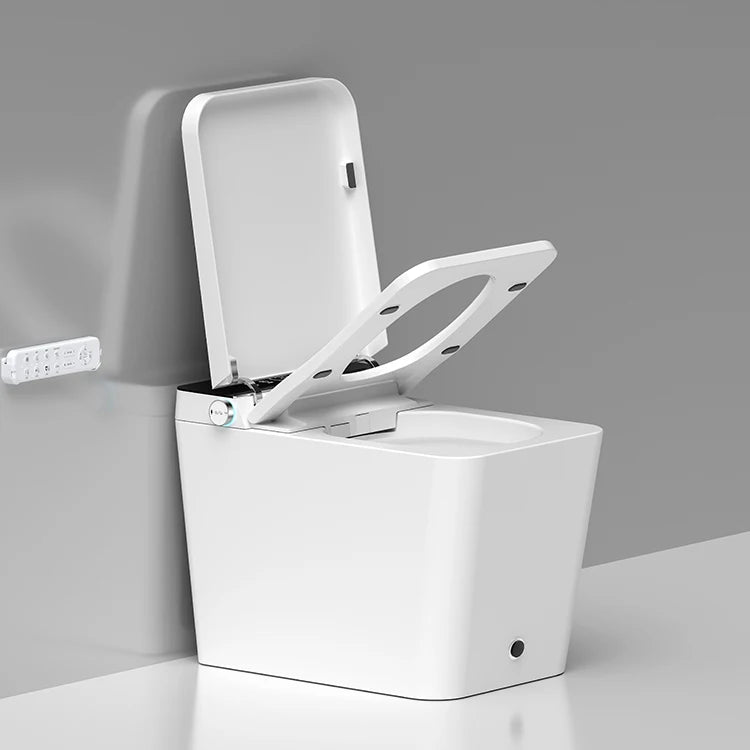 Tankless Auto Opening Smart Toilet Seat Black Intelligent Wc Toilets