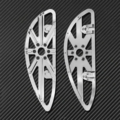 Motorcycle Floorboard Front Rear Footrest Driver Footpeg Passenger Pedal For Harley Touring Electra Street Glide Dyna Softail FL