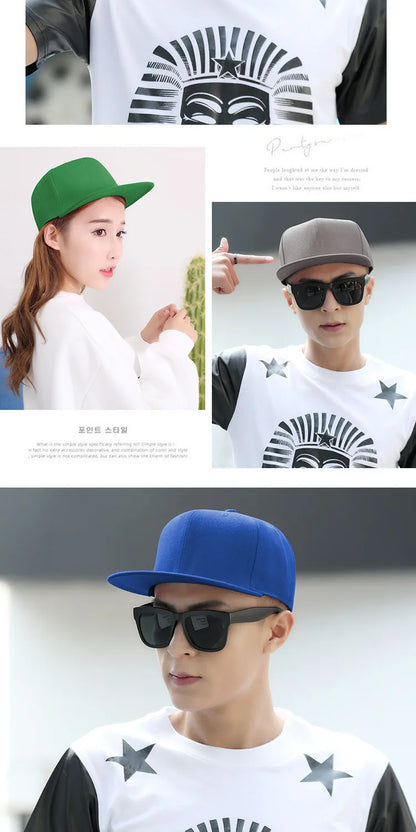 Big Bone Man Plus Size Baseball Caps Adult Flat Peak Hip Hop Fitted Hat Men Women Large Size Snapback Cap size 6 3/4 to size 8