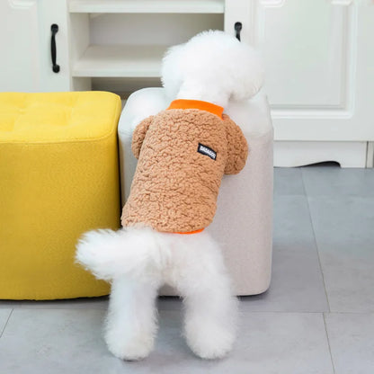 Winter Pet Dog Sweater Polar Fleece Warm Dog Clothes for Small Dog Coat Thicker French Bulldog Clothes Chihuahua Dog Accessories