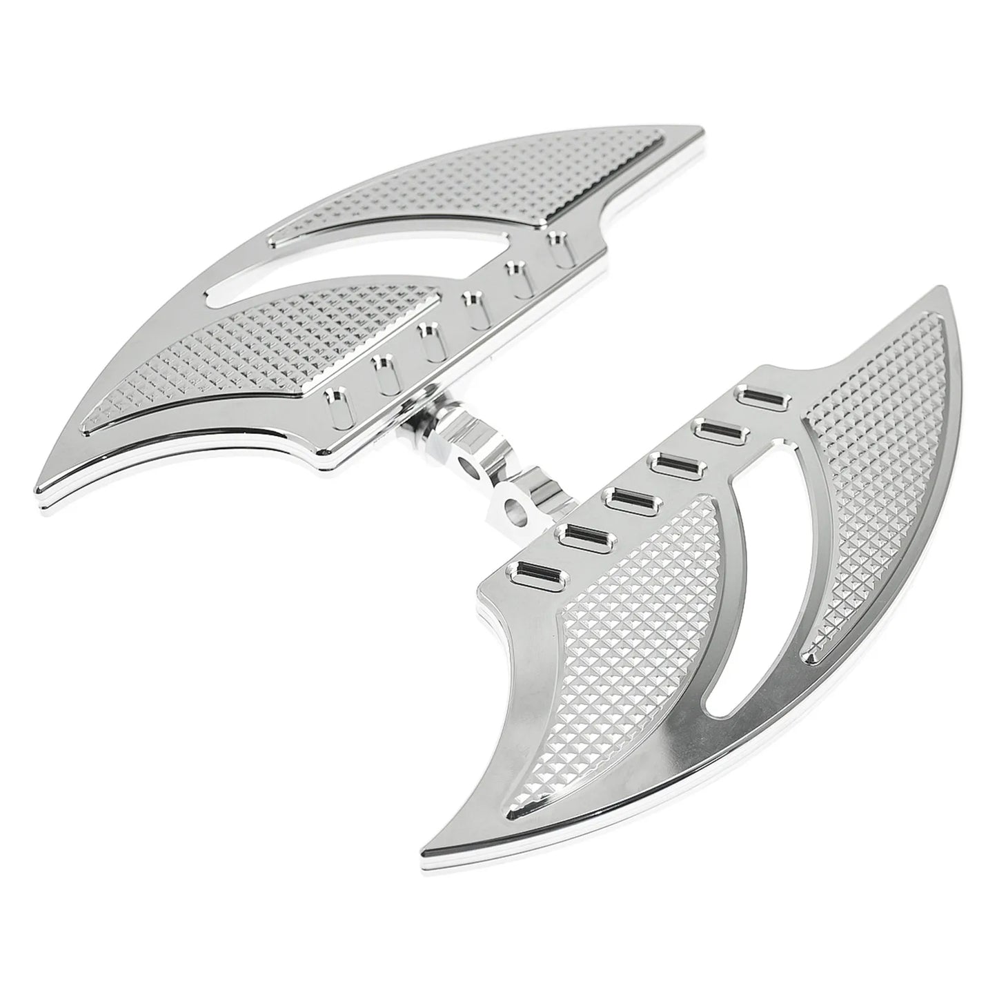 Motorcycle Front Floorboards Passenger Footboard Male Mount Foot Pegs Black/Chrome Footrest For Harley Softail Dyna XL Touring