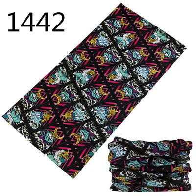1401-1450 Magic Scarf Outdoor Sports Bicycle Headband Bike Cycling Bandana Neck Tube Warmer Bandanas Scraf Men Hiking Headband