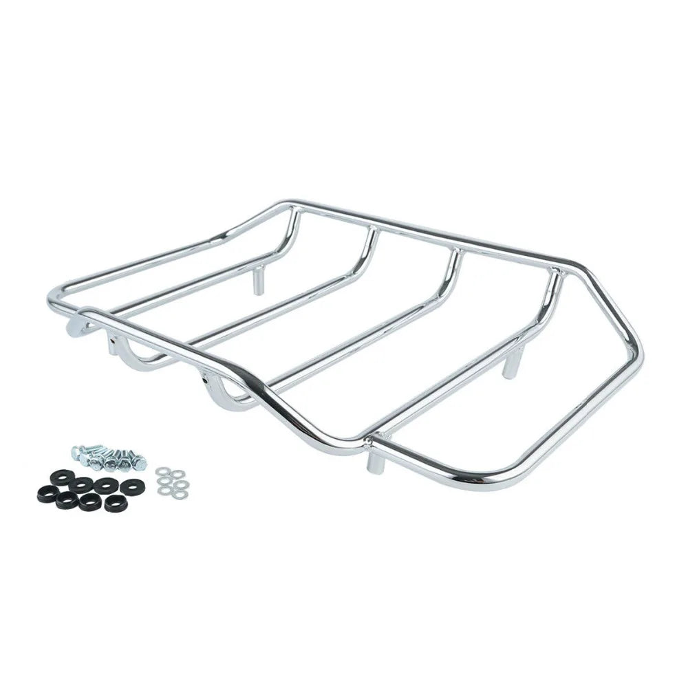 Motorcycle King Trunk Rack Light Speaker Pad For Harley Touring Trunk Road King Glide 2014-2025