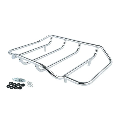 Motorcycle King Trunk Rack Light Speaker Pad For Harley Touring Trunk Road King Glide 2014-2025