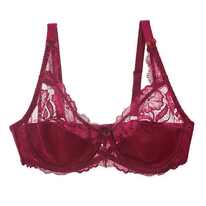 2025 New Large Bras CDE Underwired Non Padded Underwear For Women Ladies Sexy Full Cup Plus Size Female Lingerie
