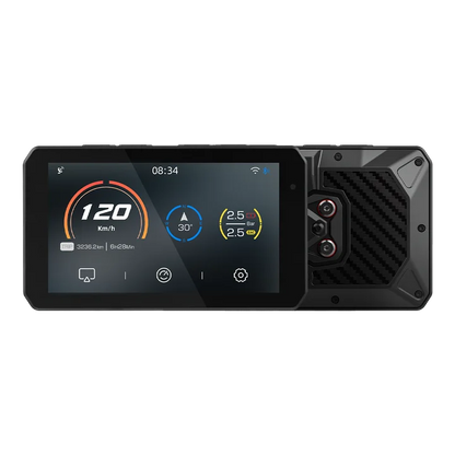 CHIGEE AIO-5 Play Carplayer Carplay Motorcycle Screen Dual Dash Cam With Wifi
