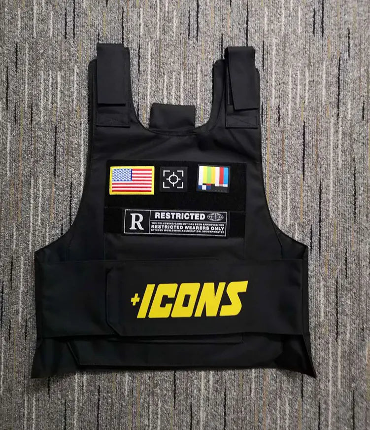 2022 rapper hiphop MC VEST TANK TOP fashion new design top street fashion icons Tactical vest Colete Tatico Chalecos para hombre