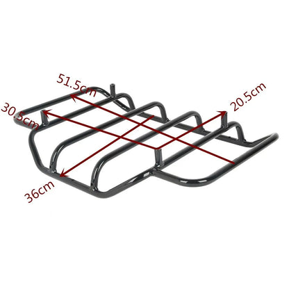 Motorcycle 5.5" Razor Trunk +Top Rack & Backrest For Harley Touring  Road King Street Electra Glide 1997-2013 2012
