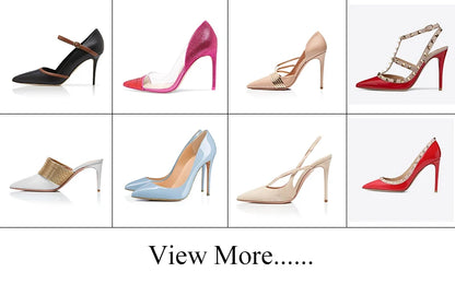 Latest Fashion Women High Heel Brand Party Shoes Office Stiletto High Quality Factory Handmade Ladies Shoes