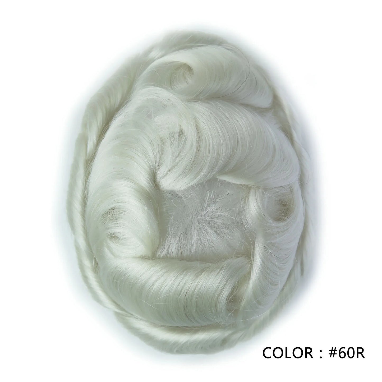 Full Swiss Lace base Blonde Hair toupee for Men indian remy hair Bleached Knots  Natural Hairline hair System for Man