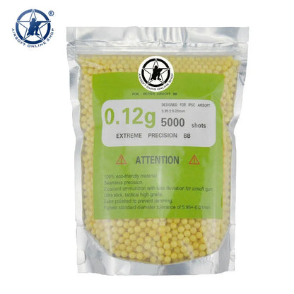 AOLS AEG Paintball BBs 6mm 0.25g/4000rds 0.28g/3600rds 0.3g/3300rds 0.32g/3100rds a Pack High Grade Hunting Shooting Ball