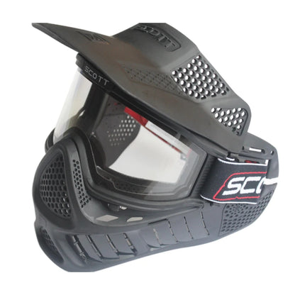 High Strength Paintball Mask or Airsoft Mask with Double Lens Anti Fog Goggle