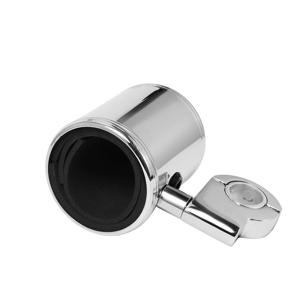 ABS Motorcycle Adjustable Cup Holder Handlebar Drink Bottle 22mm-32mm For Universal Harley Touring Road Glide Softail Sportster