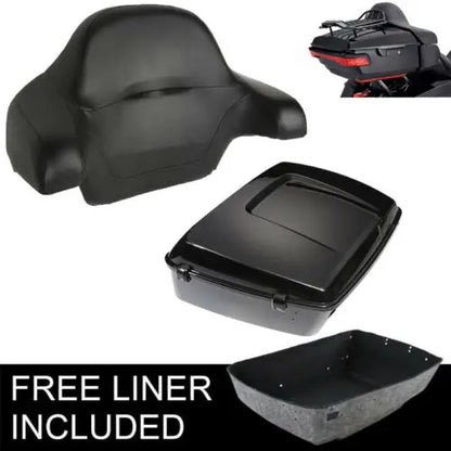 Motorcycle Trunk Luggage Rack Top Rail For Harley Touring Road King Street Glide Special Road Glide FLTRX 2014-2025 2018 19