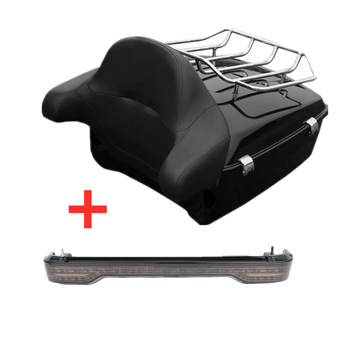 Motorcycle King Trunk W/ Brake Turn Tail Light For Harley  Touring Road King Electra Glide Road Glide 2014-2025