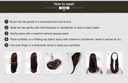 Imstyle Synthetic Lace Front Wigs Long Black Curly Wigs For Women Lace Wig Heat Resistant Fiber Natural Hair Wig