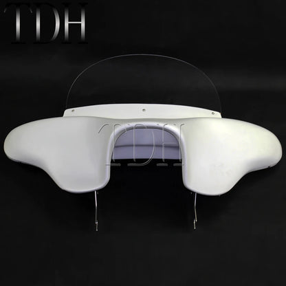 Batwing Fairing Windshield Hardware Kit For Harley Touring Road King FLHR CVO 94-13 Headlight Cowl Deflector Bracket 6x9 Speaker