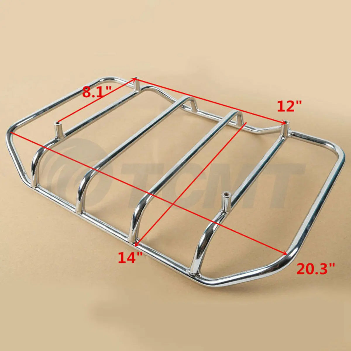 Motorcycle 5.5" Razor Trunk +Top Rack & Backrest For Harley Touring  Road King Street Electra Glide 1997-2013 2012