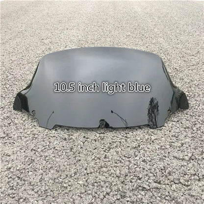 Black/Light blue/Clear4.5'' 7"10.5'' Windshield Fairing Windscreen Cover For Harley Electra Street Glide Touring 2014-2019