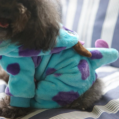 Winter Fleece Pet Dog Costume for Small Dogs Love Mom Thick Puppy Cat Clothes Chihuahua Yorkies Coat Jacket Pets Clothing Outfit