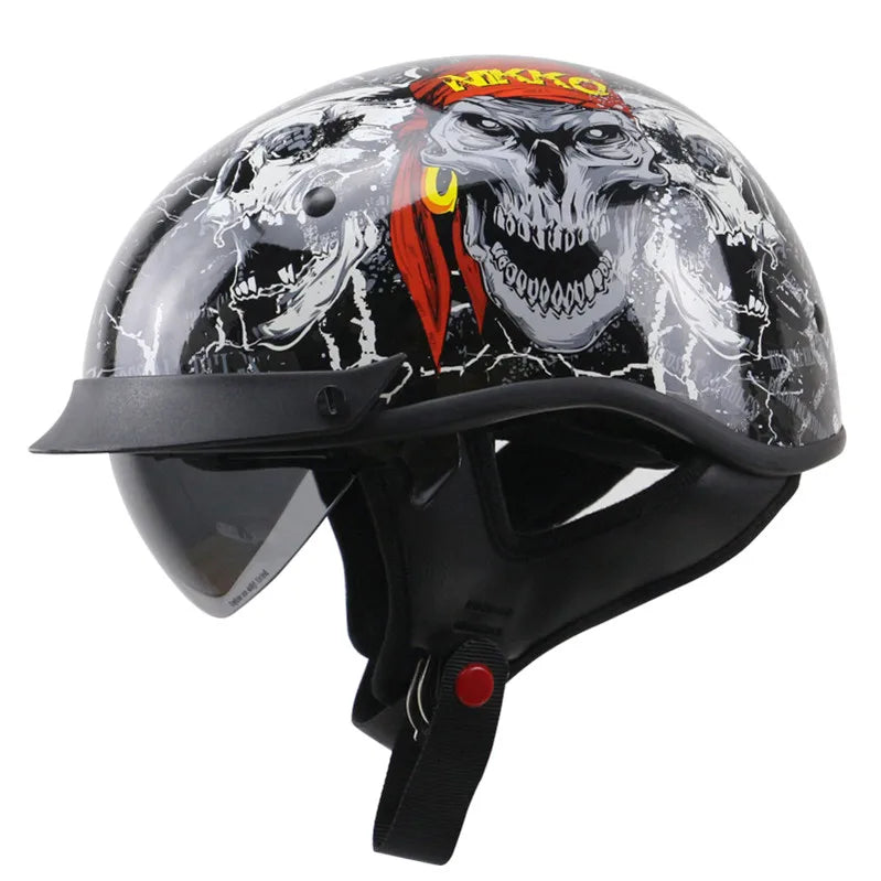 Top quality Chopper bike helmet professional DOT motorcycle helmet with internal sunglass Popular motorbike helmet
