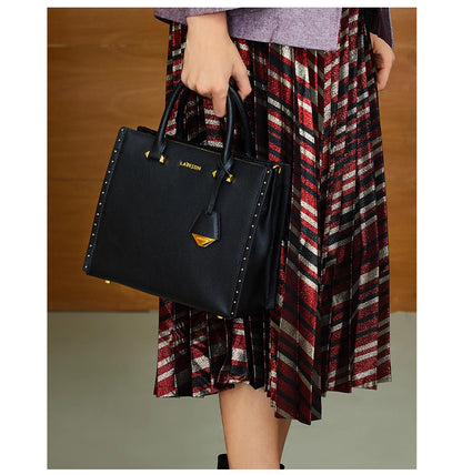 LA FESTIN New Women Leather Tote Bags Luxury Multifunctional Versatile Ladies Fashion Shoulder Crossbody Designer Handbag