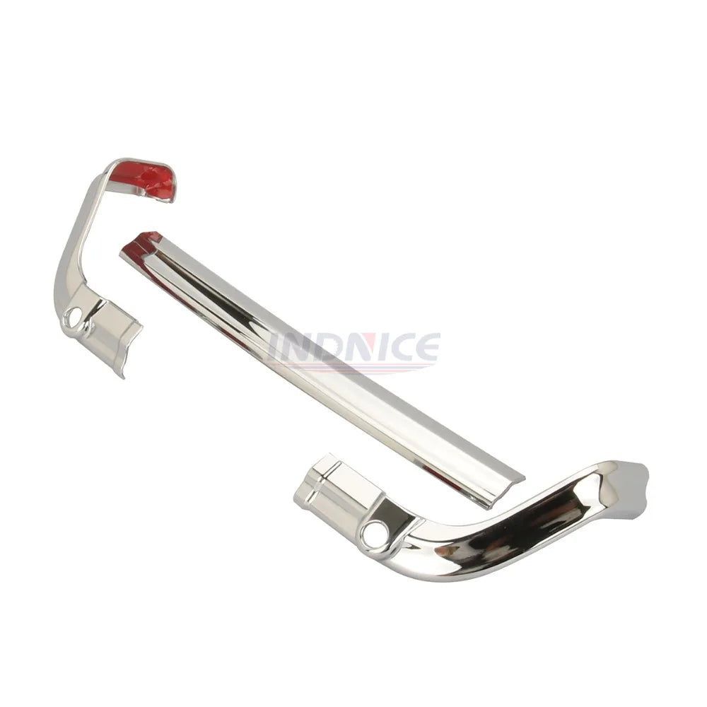 Chromed Tour-Pak Rear Tail Light Trim For harley FLHTCU ,FLHTK tour pack light trim For harley FLHTCUTG