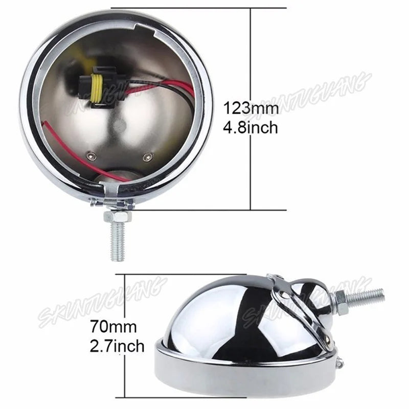 4.5 inch LED Fog Light Passing Light Match Housing Bucket Auxiliary Fog Lamp Bracket Turn Signal Light For Road King