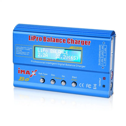 iMAX B6 80W Battery Charger For Lipo NiMh Li-ion Ni-Cd Digital Lipro Balance Charger Discharger AC Power 15V 6A Adapter Rc Car