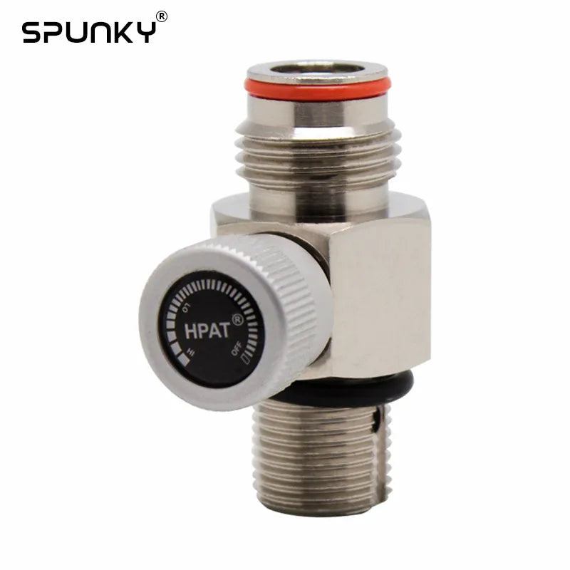 Paintball CO2 Tank Valve with On/Off Thread M18X1.5