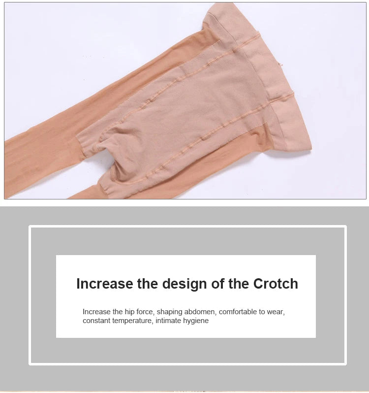 Summer Thin Large Size Tights Anti-hook Tear Resistant Super Elastic Magical T Crotch Seamless Pantyhose Plus Size Nylons Lady